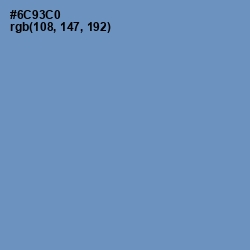 #6C93C0 - Danube Color Image