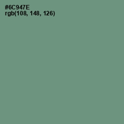 #6C947E - Laurel Color Image