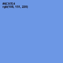 #6C97E4 - Cornflower Blue Color Image