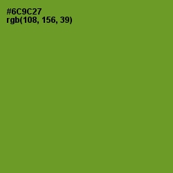 #6C9C27 - Olive Drab Color Image