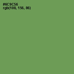 #6C9C56 - Glade Green Color Image