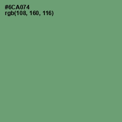 #6CA074 - Fern Color Image
