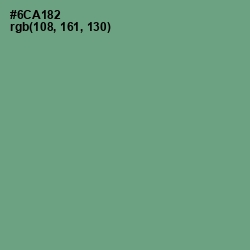 #6CA182 - Bay Leaf Color Image