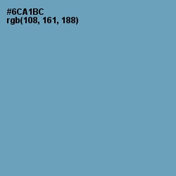 #6CA1BC - Gumbo Color Image