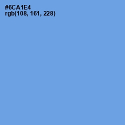 #6CA1E4 - Cornflower Blue Color Image