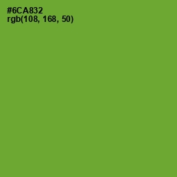 #6CA832 - Olive Drab Color Image