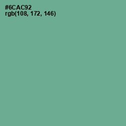 #6CAC92 - Silver Tree Color Image