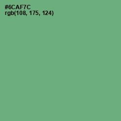 #6CAF7C - Fern Color Image