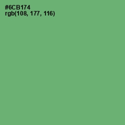 #6CB174 - Fern Color Image