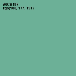#6CB197 - Silver Tree Color Image