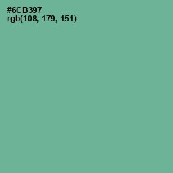 #6CB397 - Silver Tree Color Image