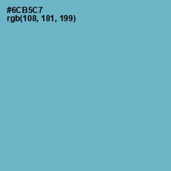 #6CB5C7 - Shakespeare Color Image