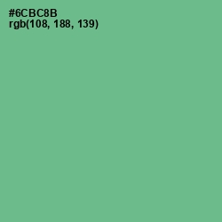 #6CBC8B - Silver Tree Color Image