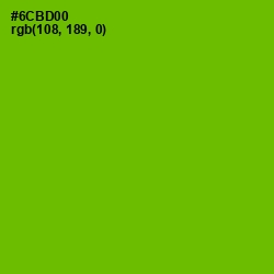 #6CBD00 - Lima Color Image