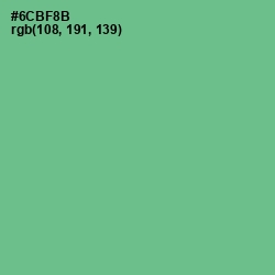 #6CBF8B - Silver Tree Color Image