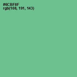 #6CBF8F - Silver Tree Color Image