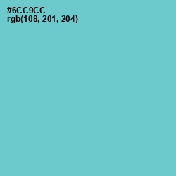 #6CC9CC - Downy Color Image