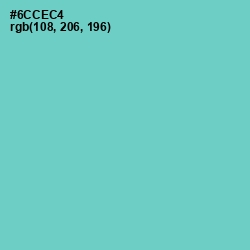 #6CCEC4 - Downy Color Image