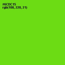 #6CDC15 - Bright Green Color Image