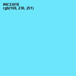 #6CE6FB - Spray Color Image