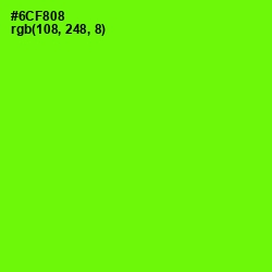 #6CF808 - Bright Green Color Image