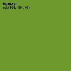 #6D9A2E - Olive Drab Color Image