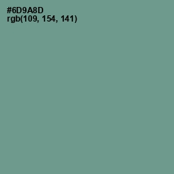 #6D9A8D - Patina Color Image