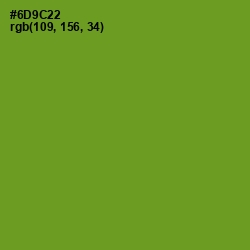 #6D9C22 - Olive Drab Color Image