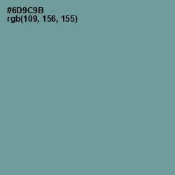 #6D9C9B - Juniper Color Image