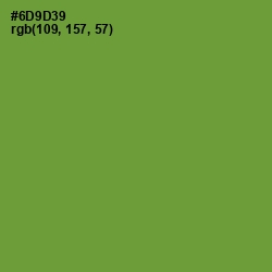 #6D9D39 - Olive Drab Color Image