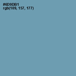 #6D9DB1 - Gothic Color Image