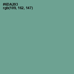 #6DA293 - Sea Nymph Color Image