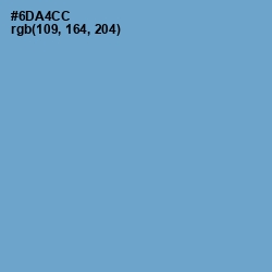#6DA4CC - Danube Color Image