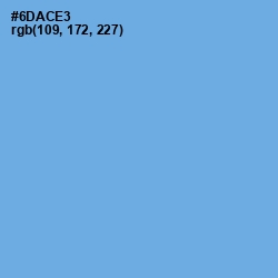 #6DACE3 - Cornflower Blue Color Image