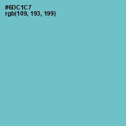 #6DC1C7 - Downy Color Image
