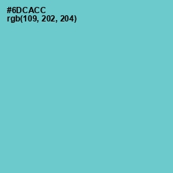 #6DCACC - Downy Color Image