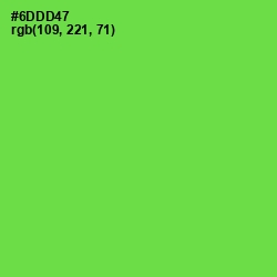 #6DDD47 - Mantis Color Image