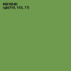 #6E9B4D - Glade Green Color Image
