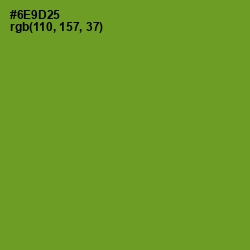 #6E9D25 - Olive Drab Color Image