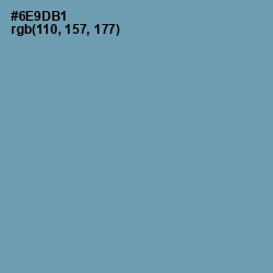 #6E9DB1 - Gothic Color Image