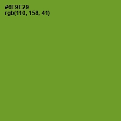 #6E9E29 - Olive Drab Color Image