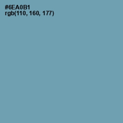 #6EA0B1 - Gumbo Color Image