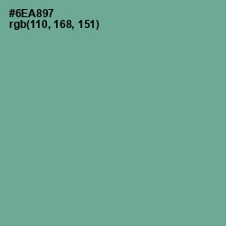 #6EA897 - Sea Nymph Color Image