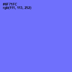 #6F71FC - Moody Blue Color Image