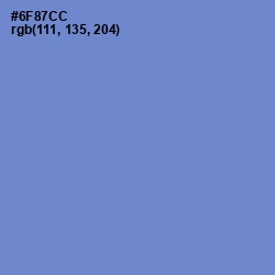 #6F87CC - Danube Color Image