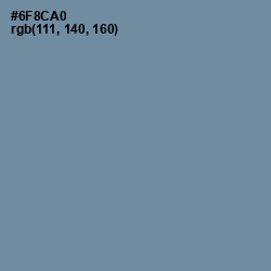 #6F8CA0 - Bermuda Gray Color Image