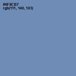 #6F8CB7 - Ship Cove Color Image