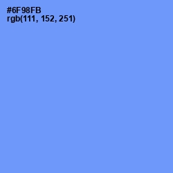 #6F98FB - Cornflower Blue Color Image