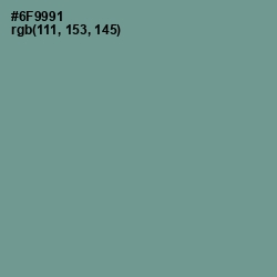 #6F9991 - Juniper Color Image