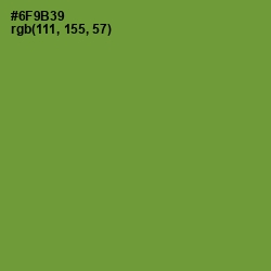 #6F9B39 - Olive Drab Color Image